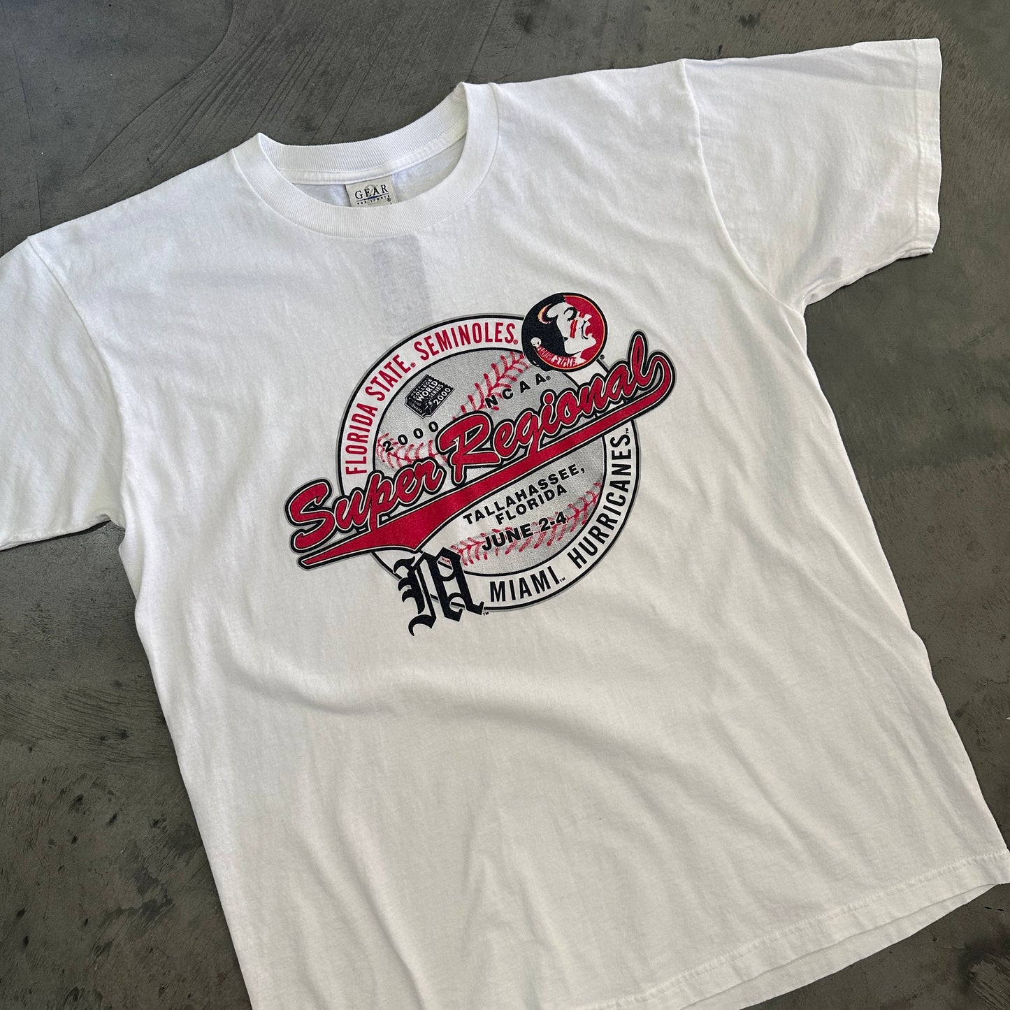 2000 FSU Baseball Super Regional Shirt