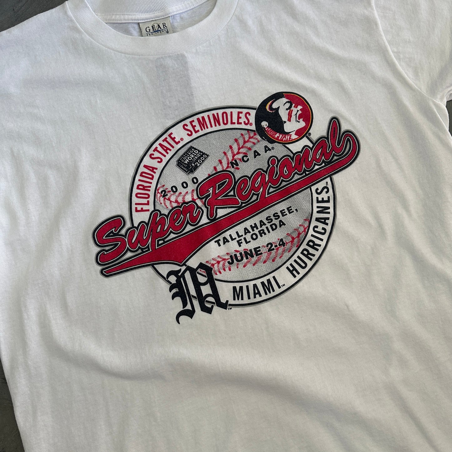 2000 FSU Baseball Super Regional Shirt