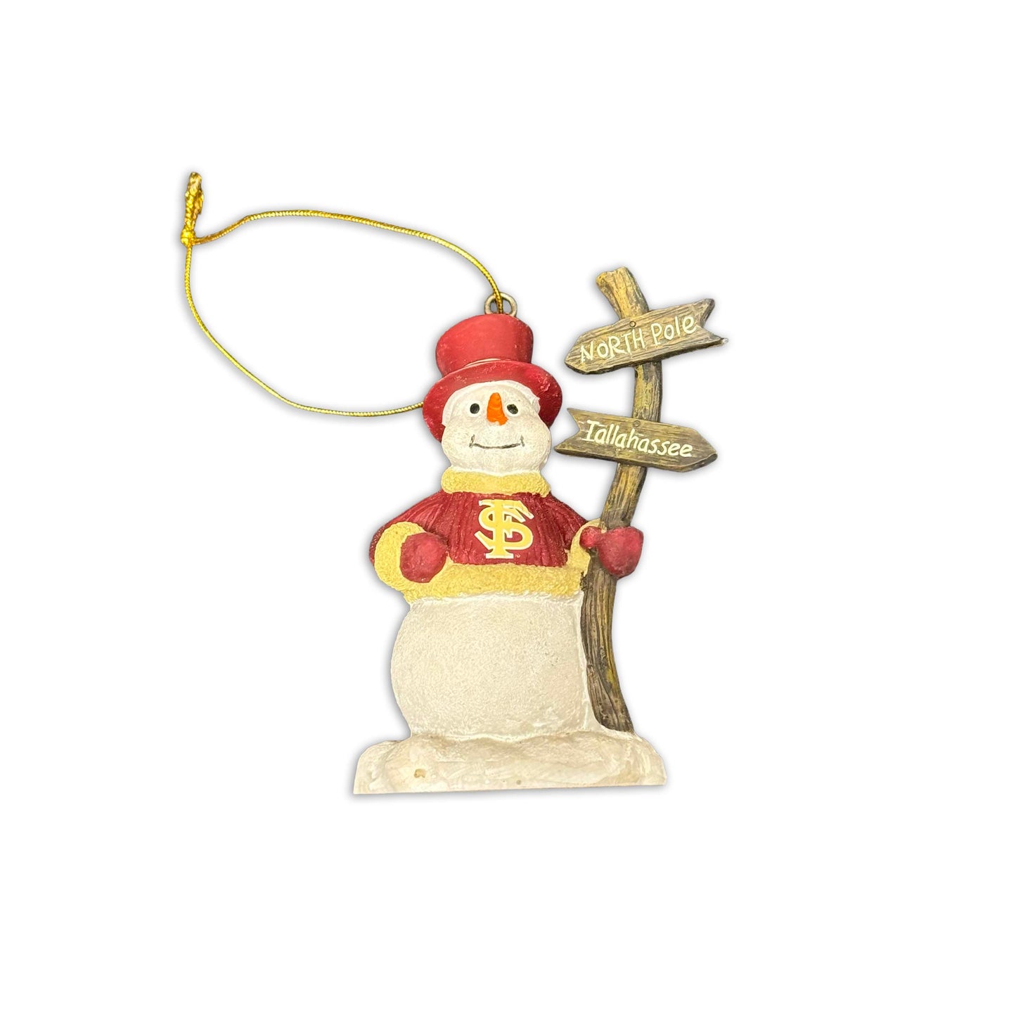 FS Snowman Northpole Figurine Ornament (Medium)