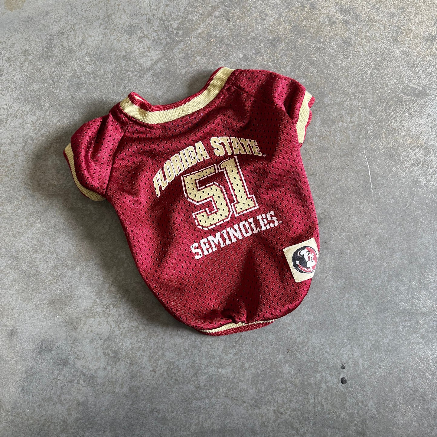 Small FSU Dog Jersey #51