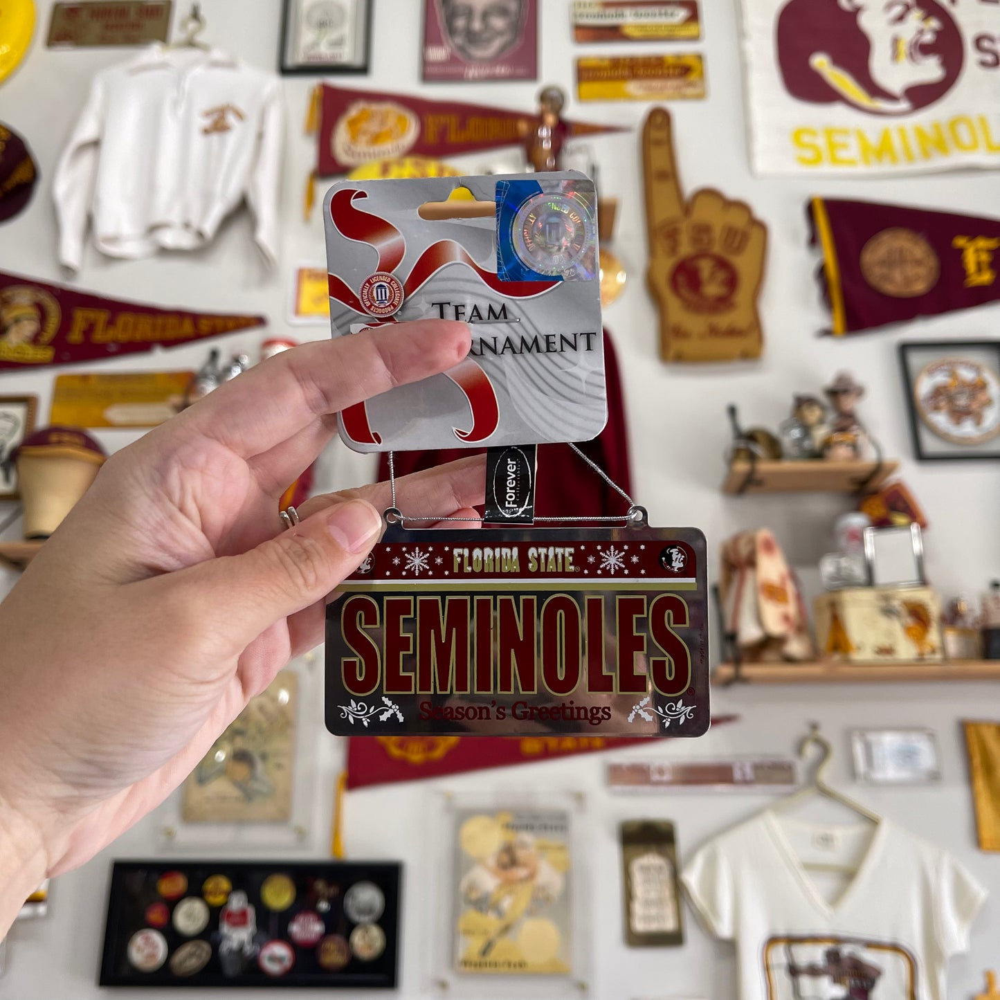 Seminoles License Plate Ornament