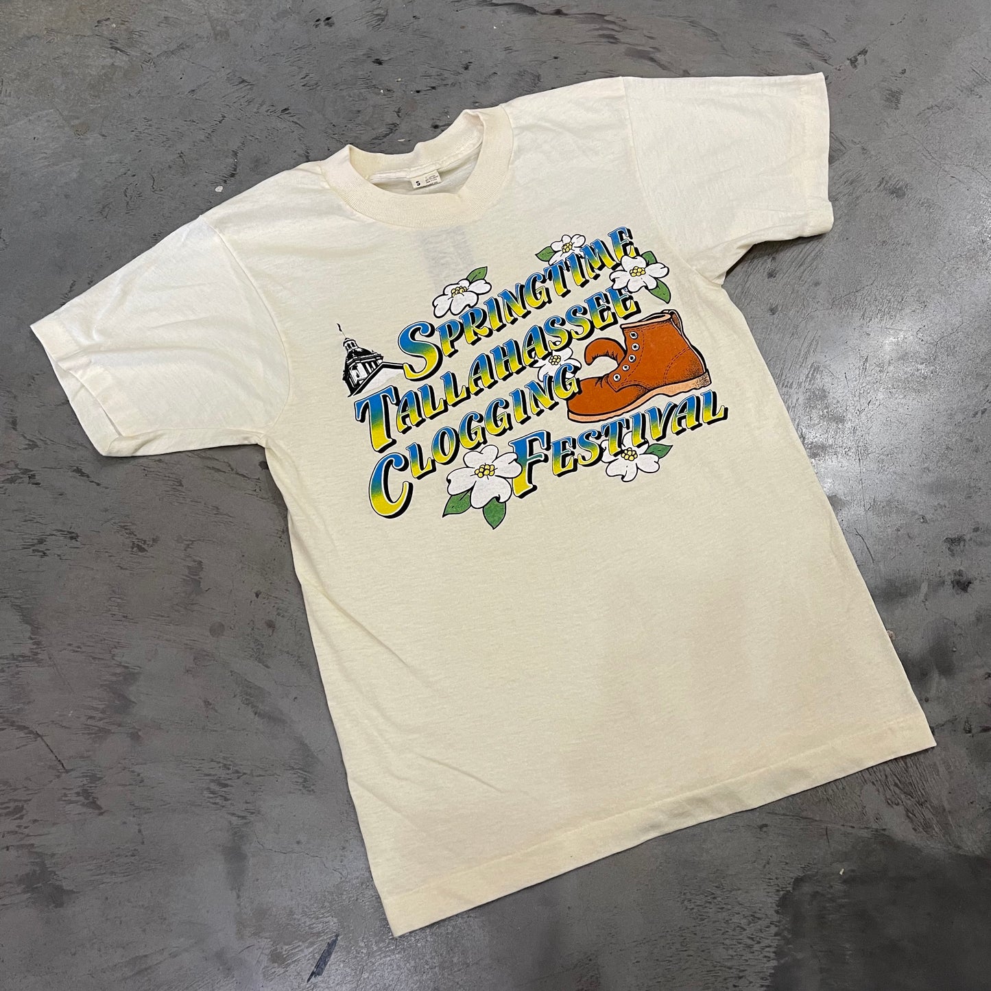 Springtime Tallahassee Clogging Festival Boot Shirt