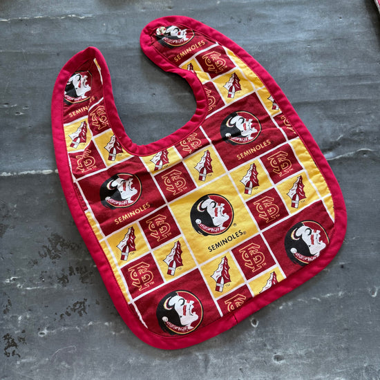 Seminoles Garnet & Gold Bib
