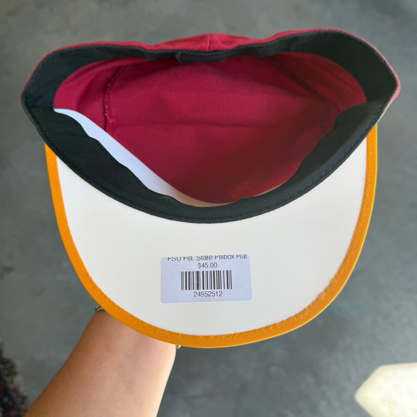 FSU Fla. State Pillbox Hat