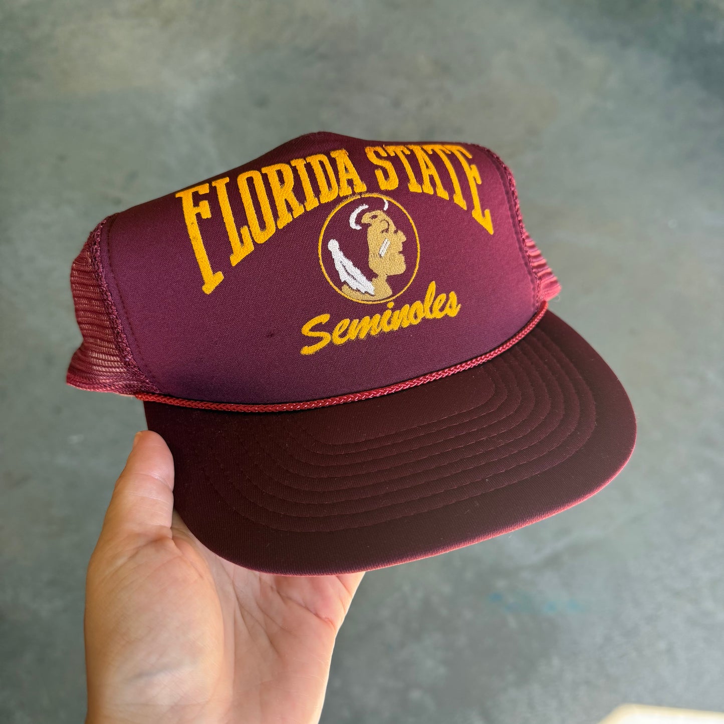 Florida State Garnet Trucker Hat