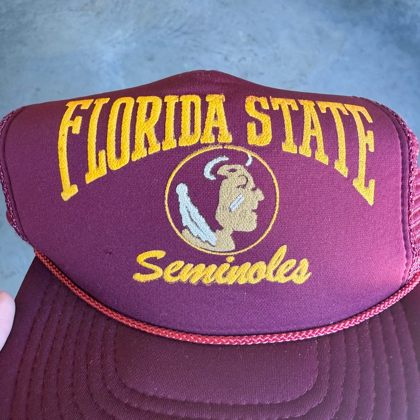 Florida State Garnet Trucker Hat