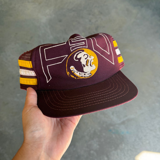 FSU 3 Stripe Trucker Hat