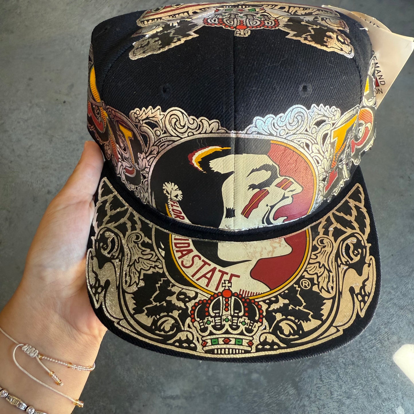 FSU Creation of Demand Hat - Silver