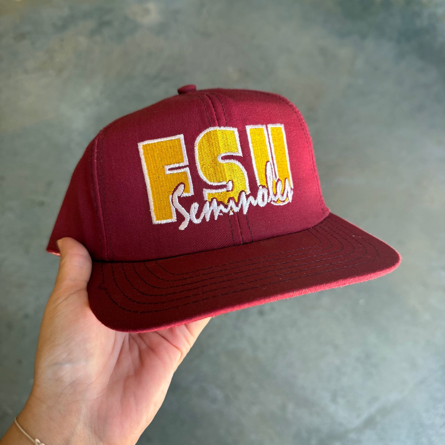 FSU Block Letter Hat