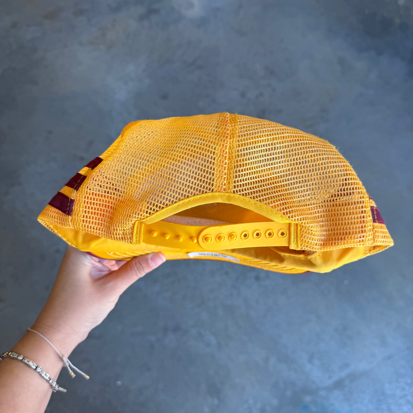 1980's Gold FSU 3 Stripe Trucker Hat