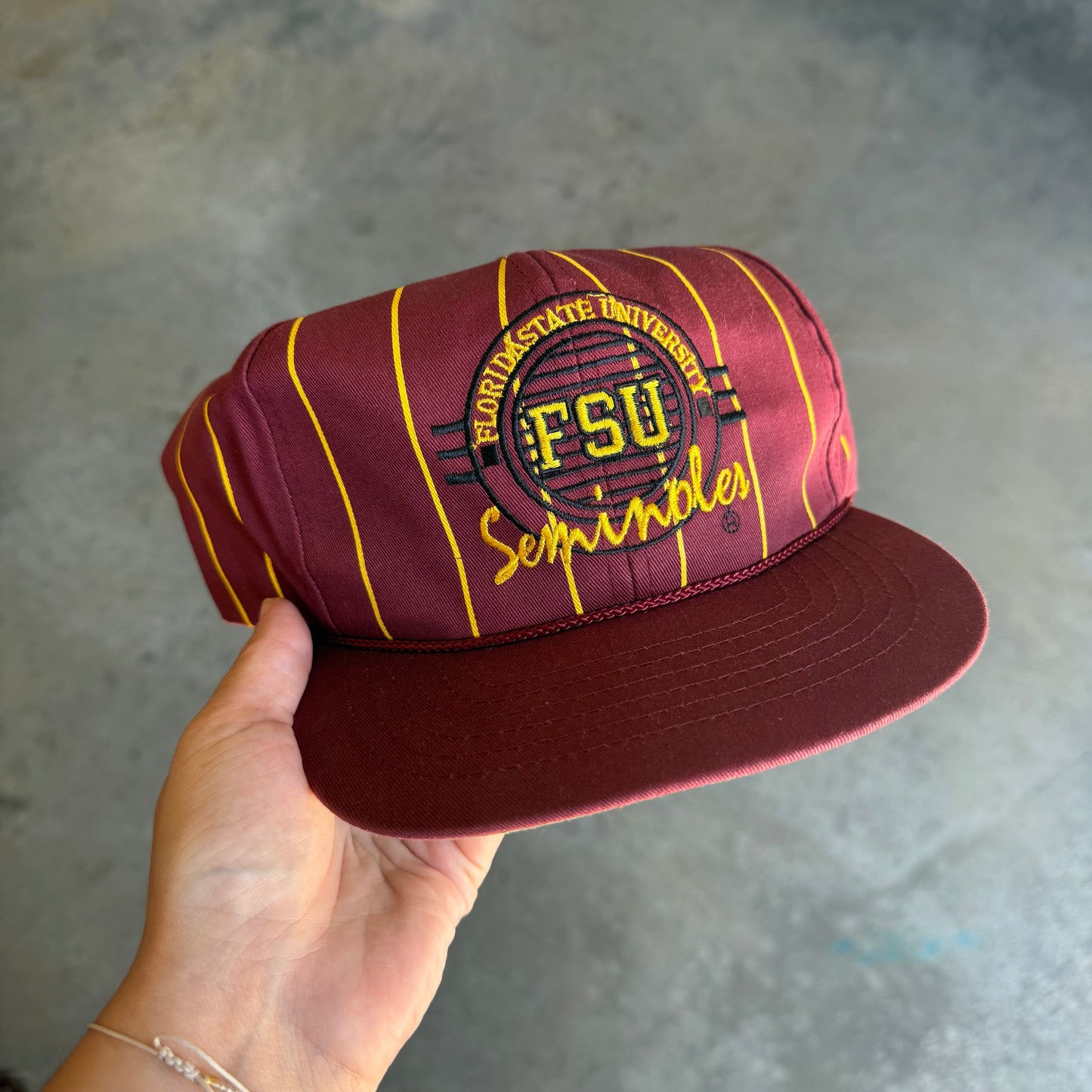 FSU Front Row Pinstripe Hat