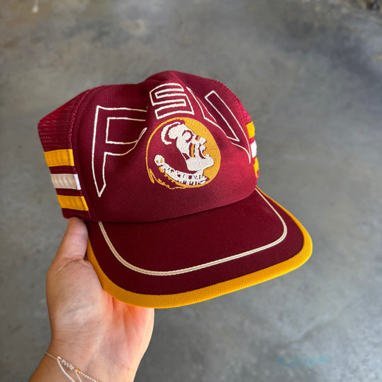 Florida State 3 Stripe Trucker Hat (As-Is)