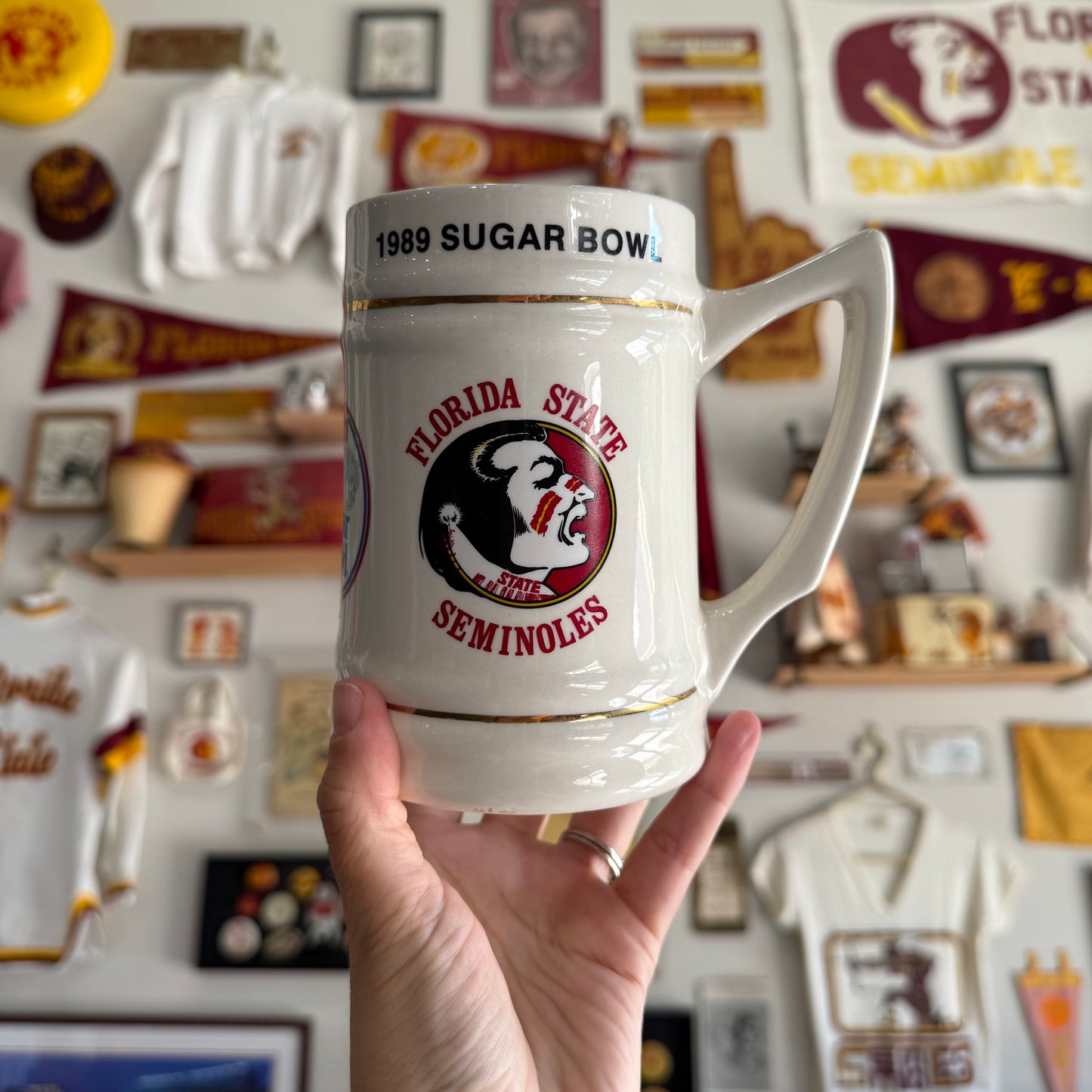 FSU 1989 Sugar Bowl Stein