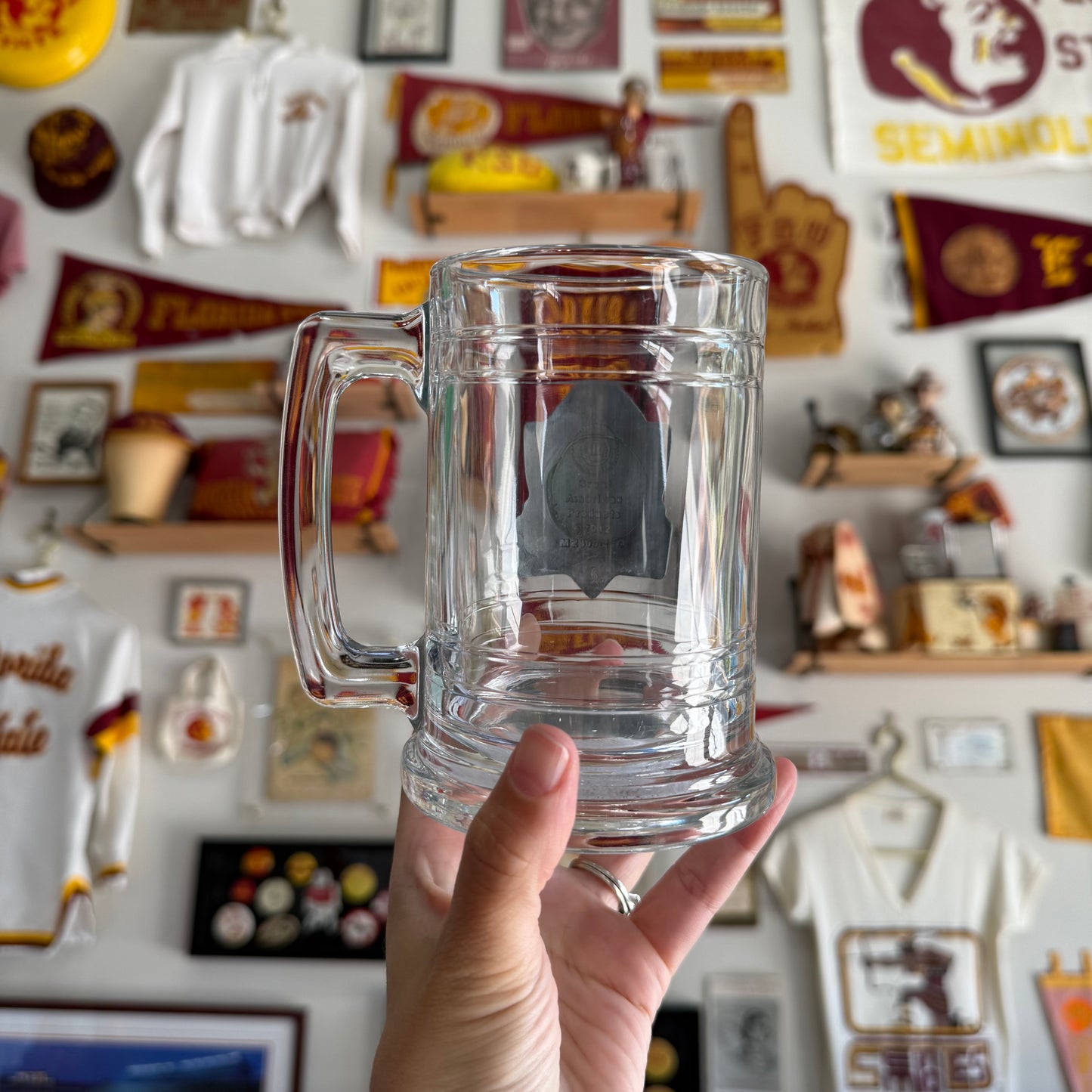 FSU 2013 Glass Beer Mug
