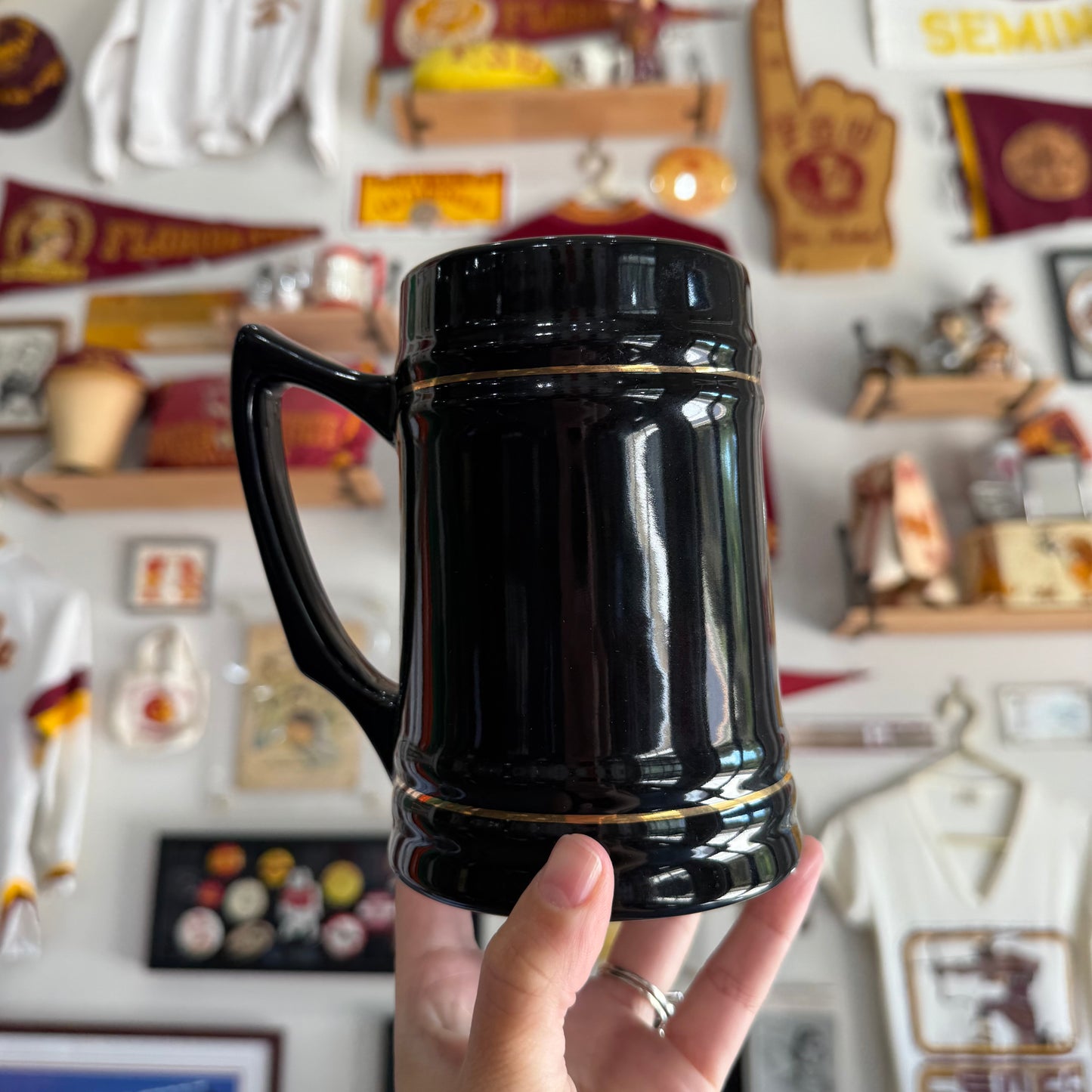 Black FSU Stein