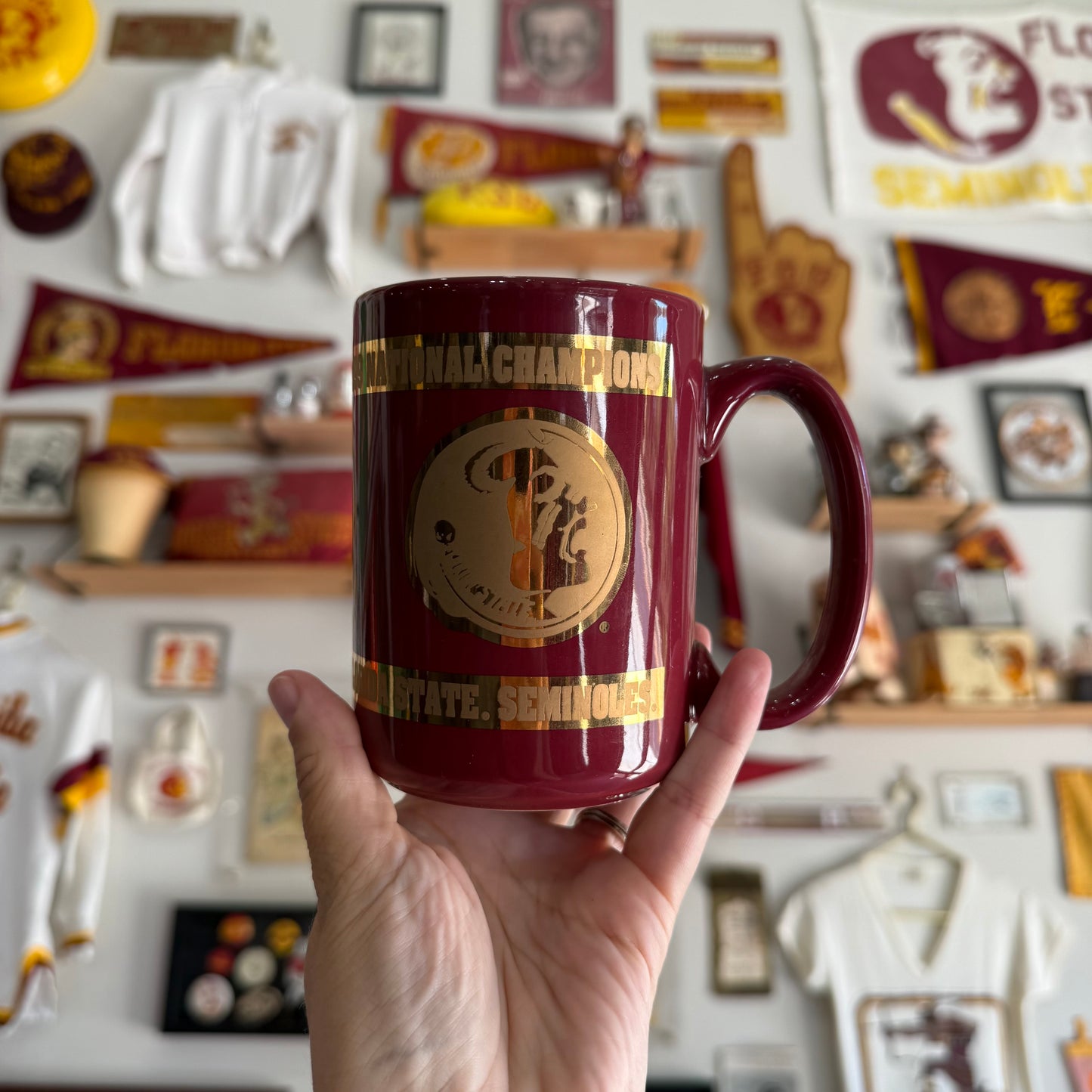 Seminoles Rubber Can Holder