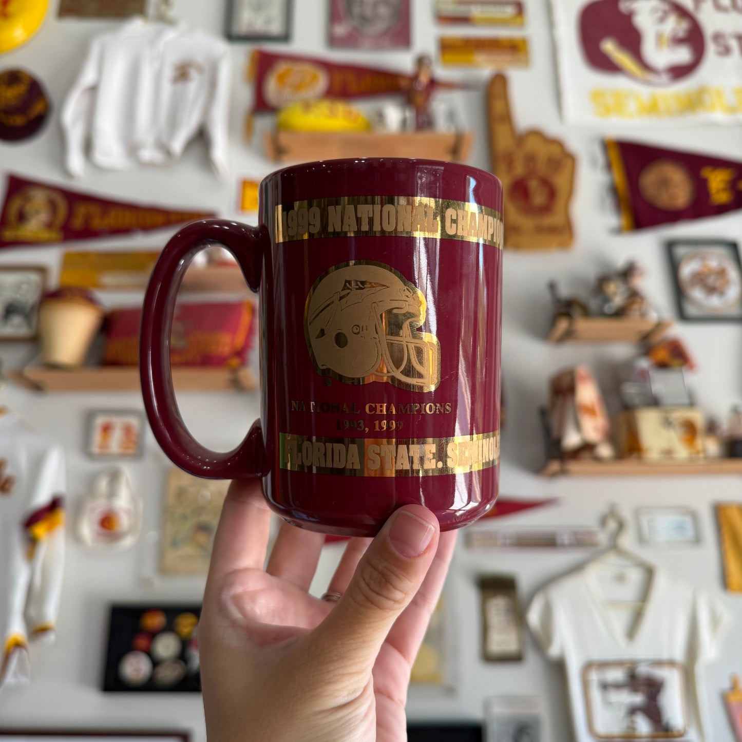 Seminoles Rubber Can Holder