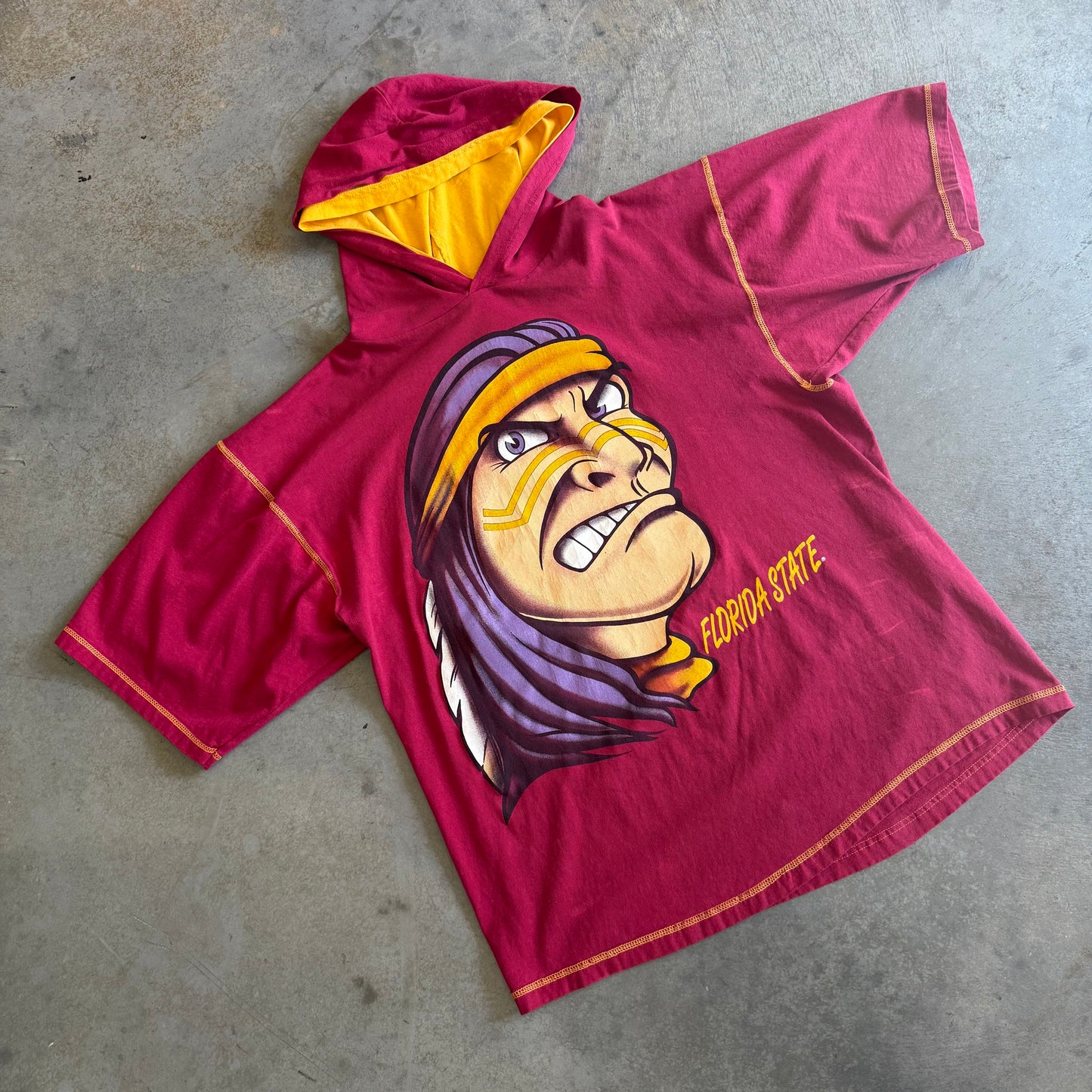 FSU Big Face Hooded Shirt