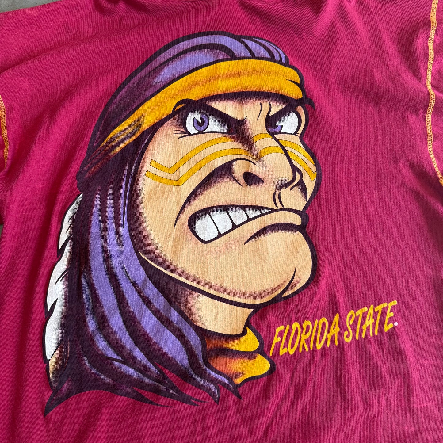 FSU Big Face Hooded Shirt