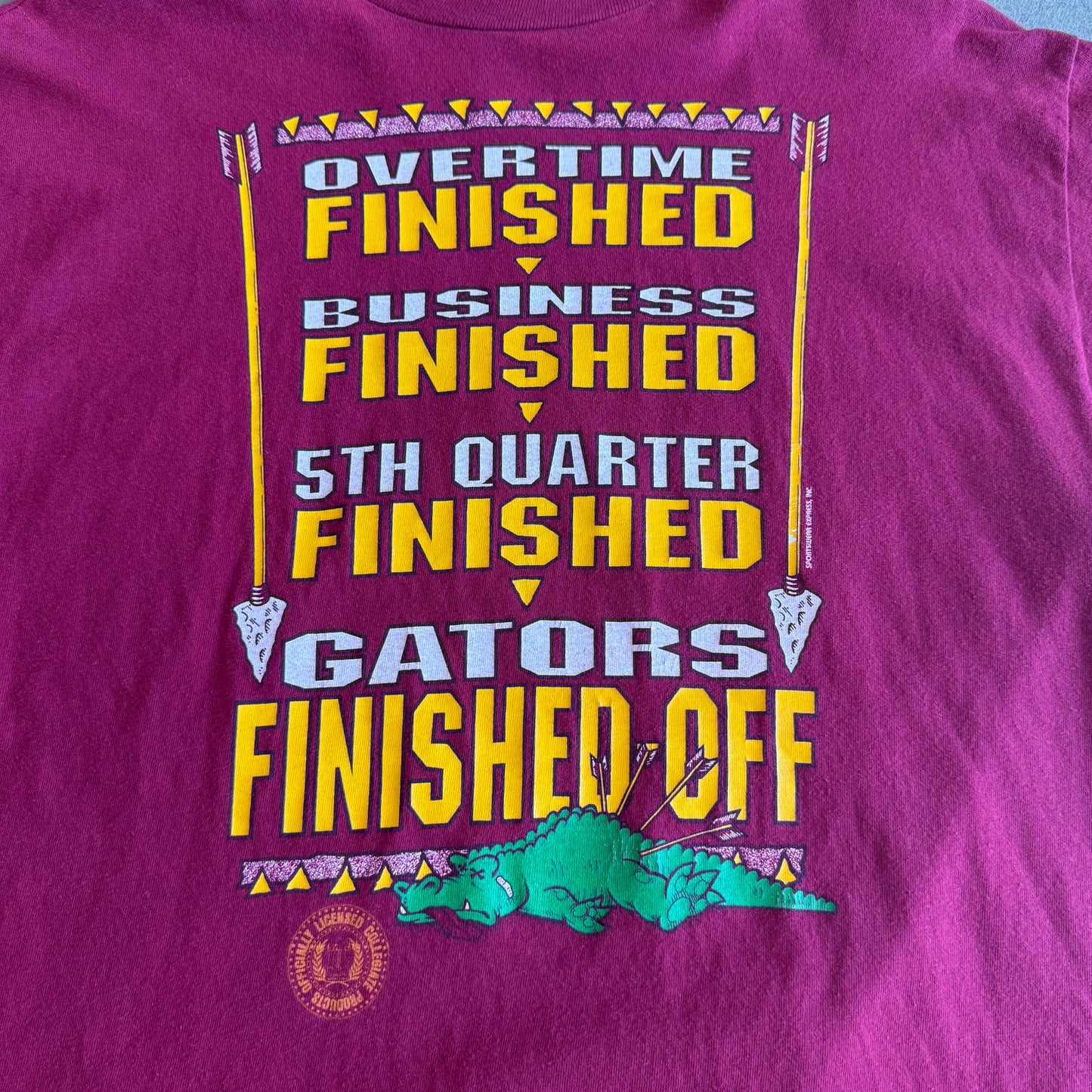 Gators Finished Off Shirt - Large