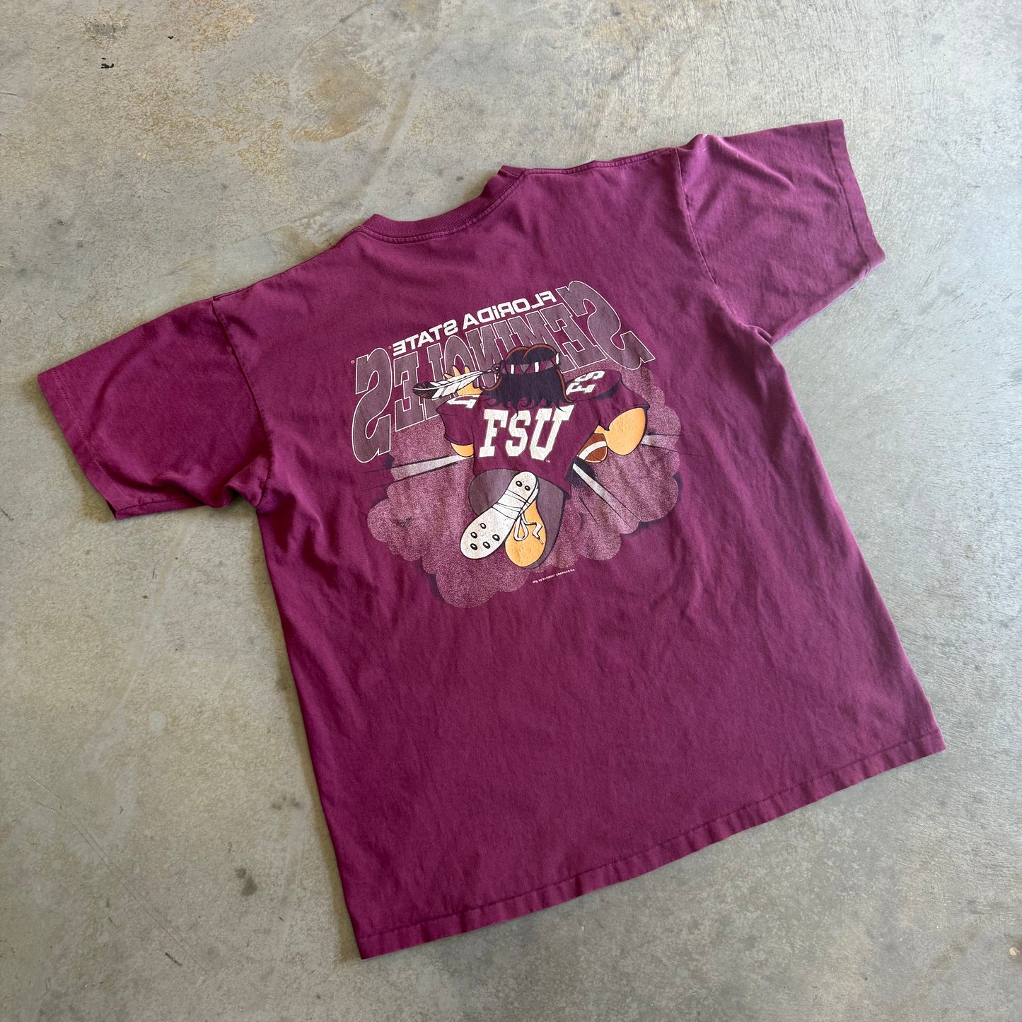 FSU Garmet Graphics Big Print Shirt
