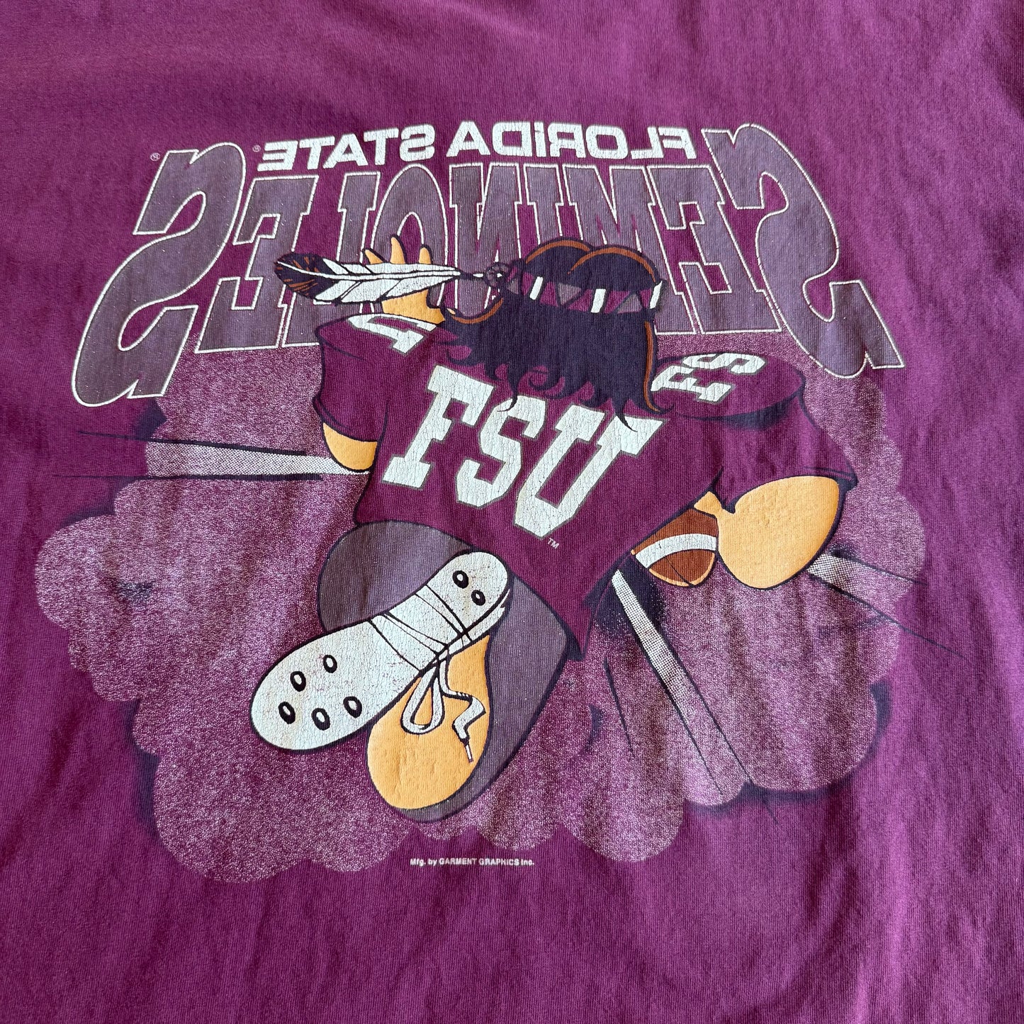 FSU Garmet Graphics Big Print Shirt