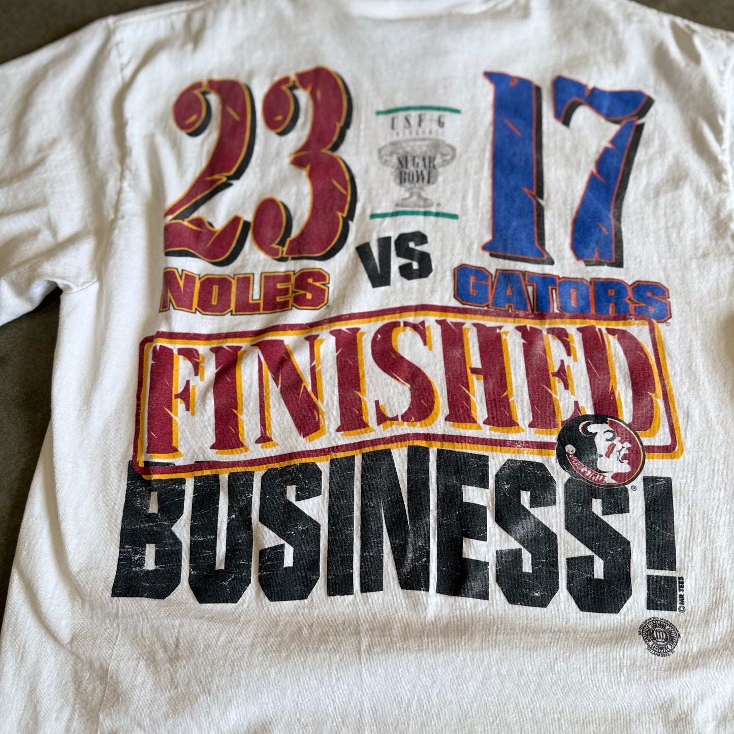 1995 FSU Sugar Bowl Champs Shirt