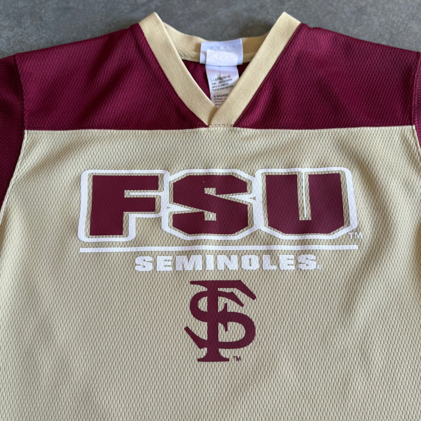 FSU "FS" NCAA Football Jersey