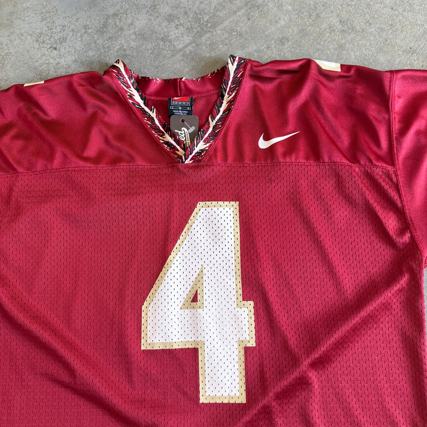 FSU #4 Nike Football Jersey