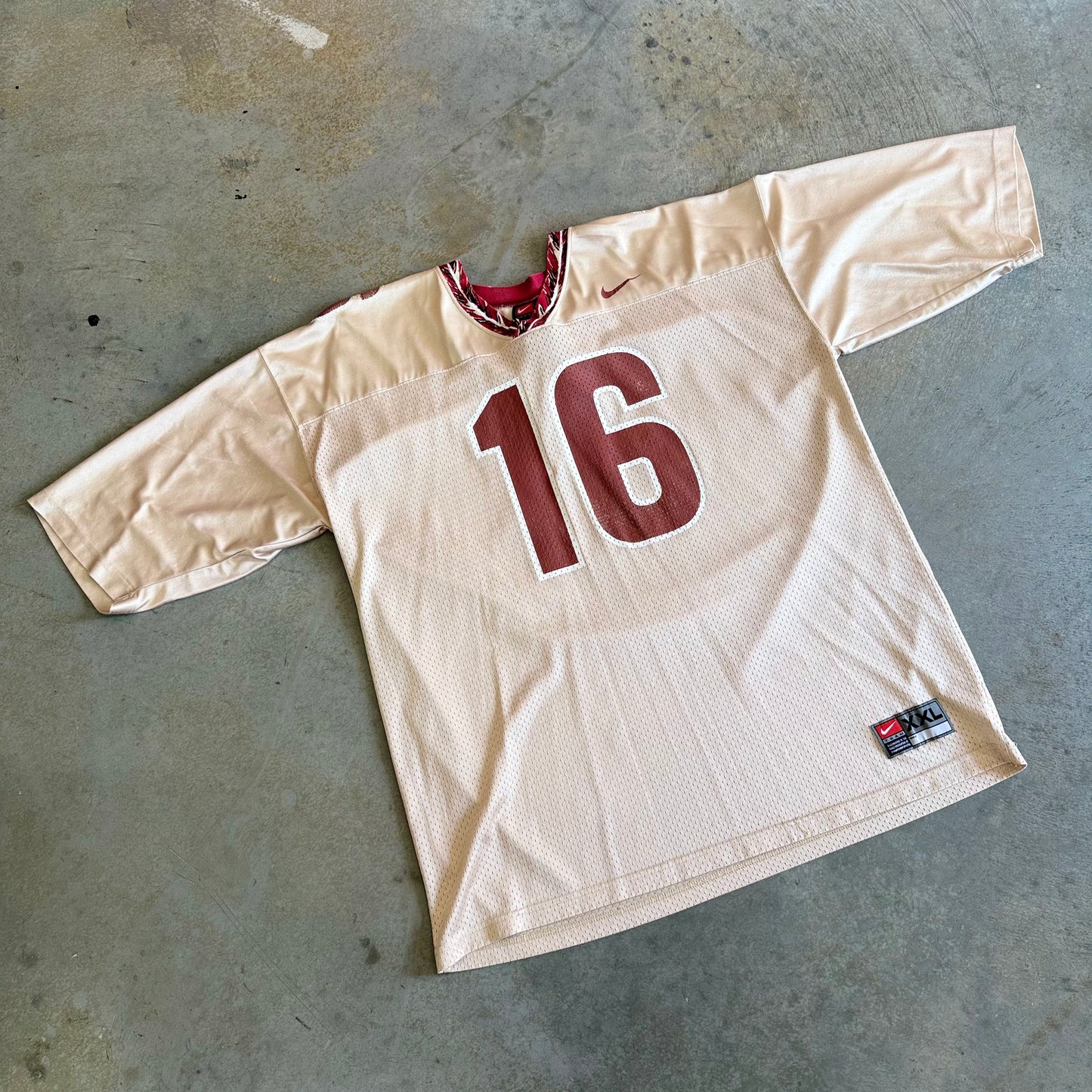 FSU #16 Gold Football Jersey