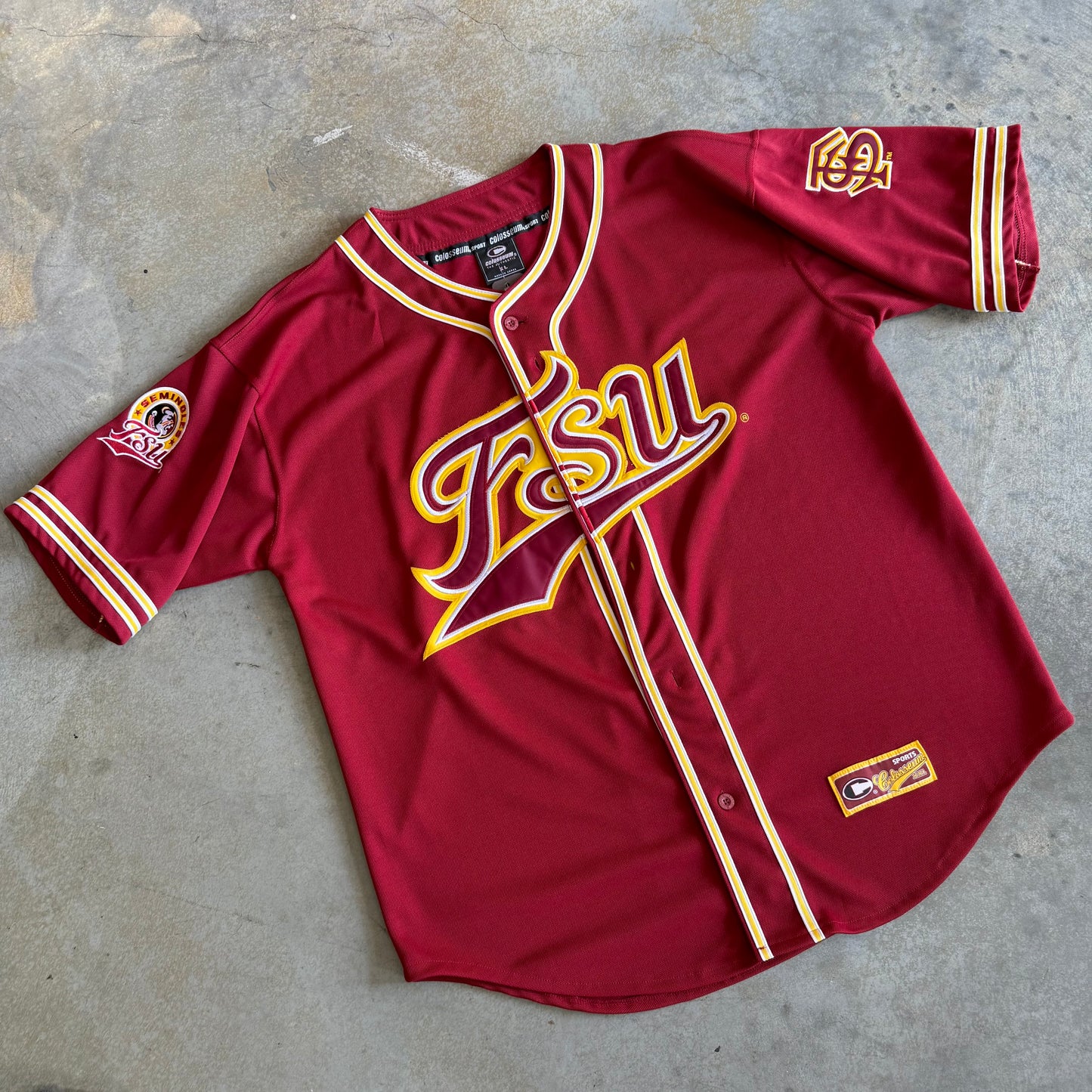 FSU Colosseum Baseball Jersey