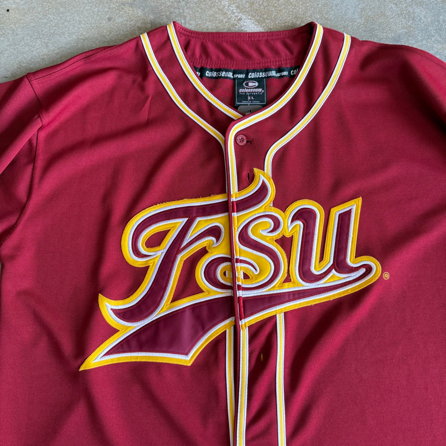 FSU Colosseum Baseball Jersey