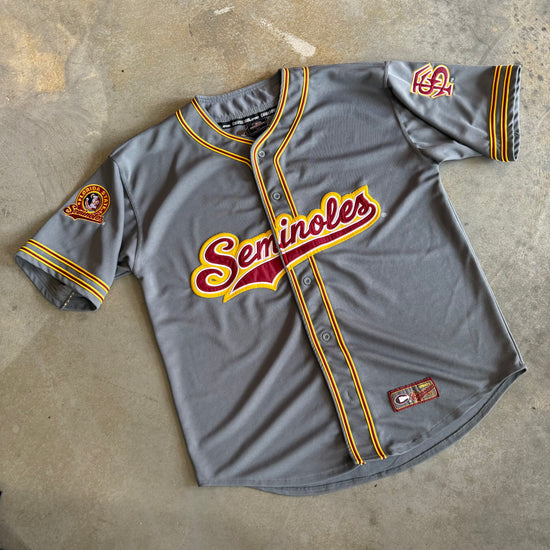 FSU Grey Colosseum Baseball Jersey