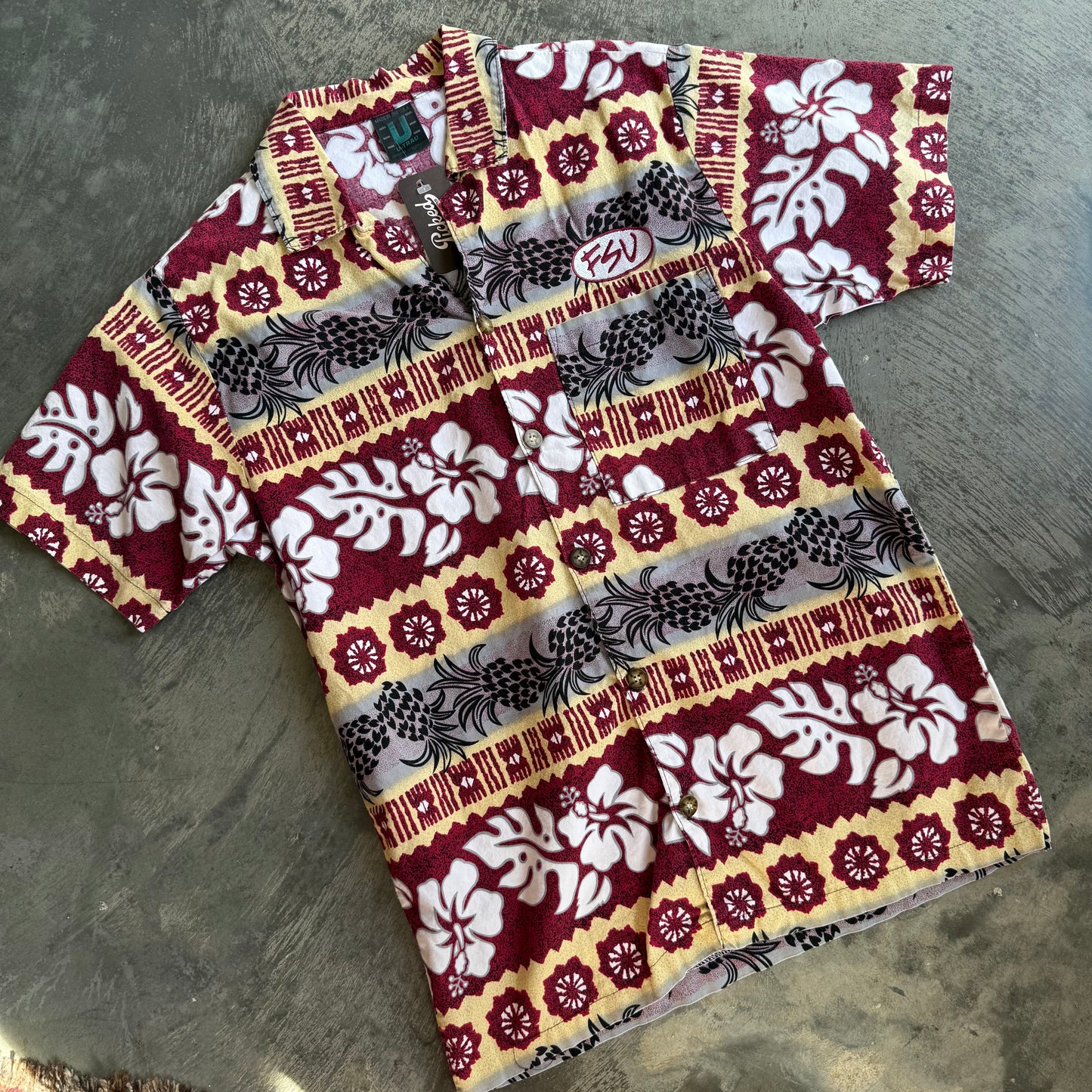 FSU U-Trau Garnet Hawaiian Shirt