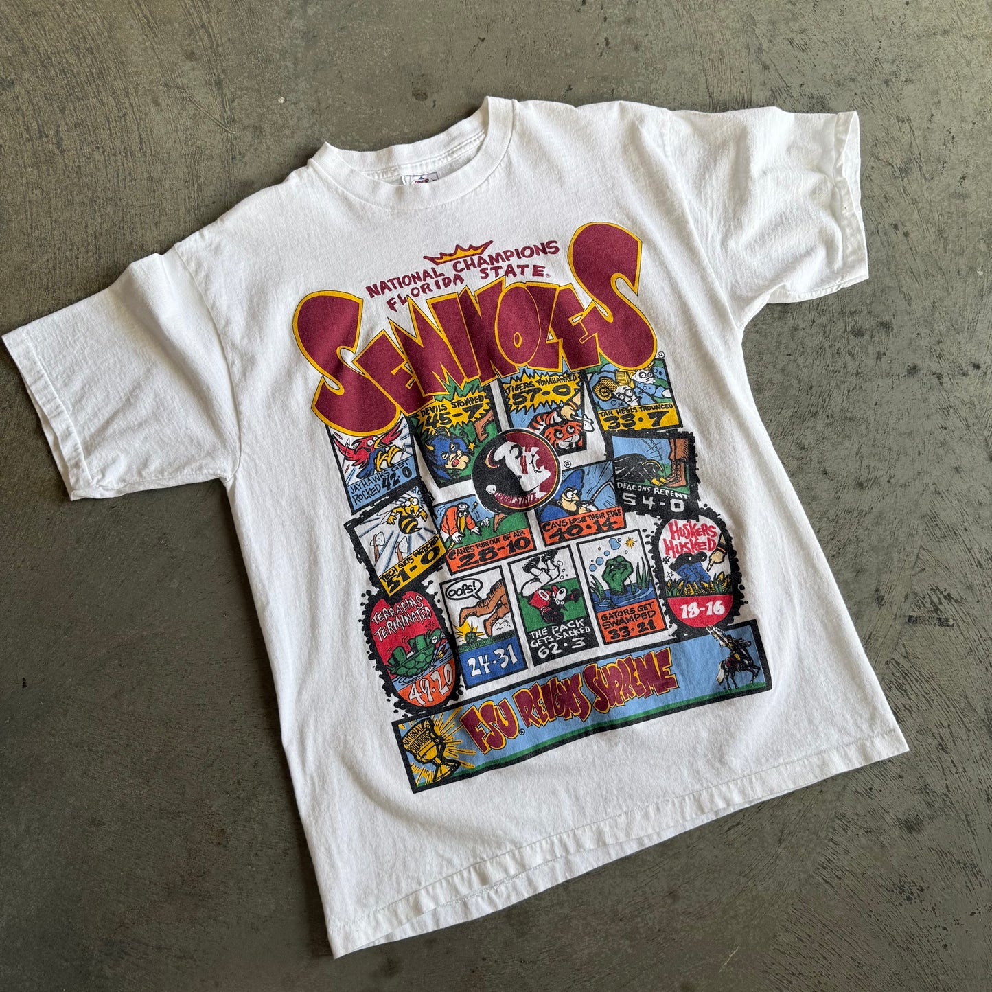 FSU 1993 Champs Cartoon Shirt