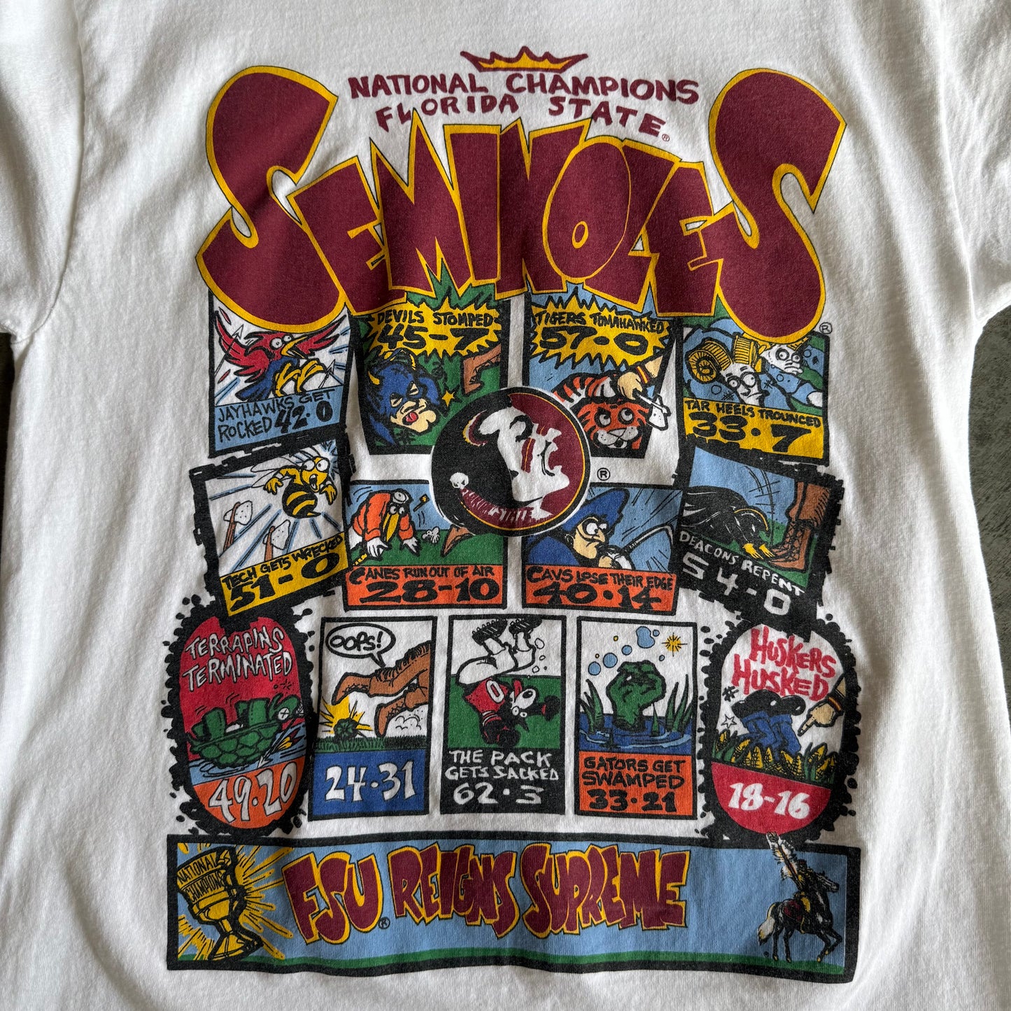 FSU 1993 Champs Cartoon Shirt