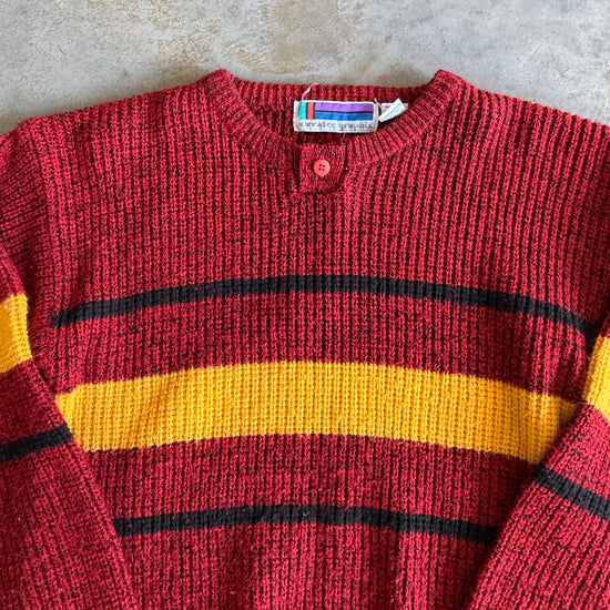 Striped Graphix Sweater