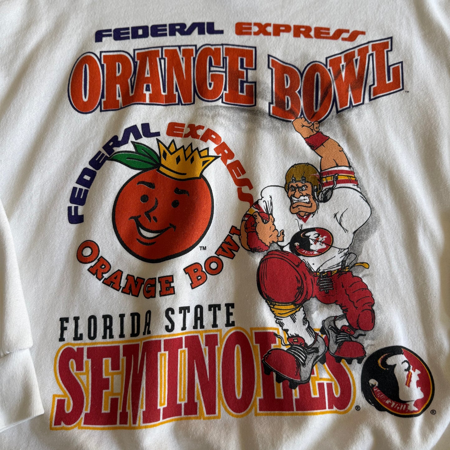 FSU Orange Bowl Cartoon Sweatshirt