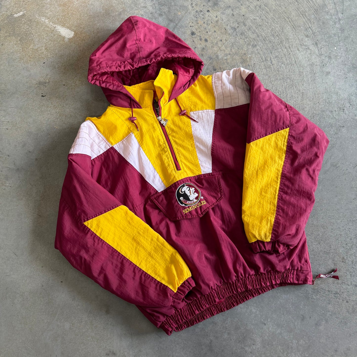 FSU Starter Quarter Zip Puffer