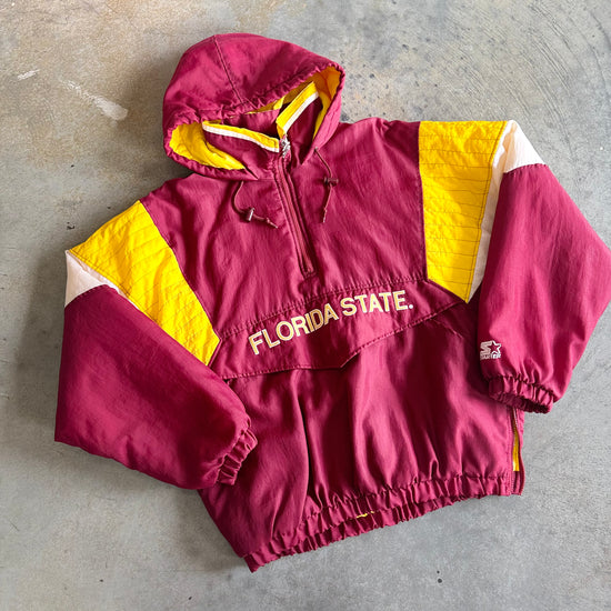 Florida State Garnet ¼ Zip Starter Jacket
