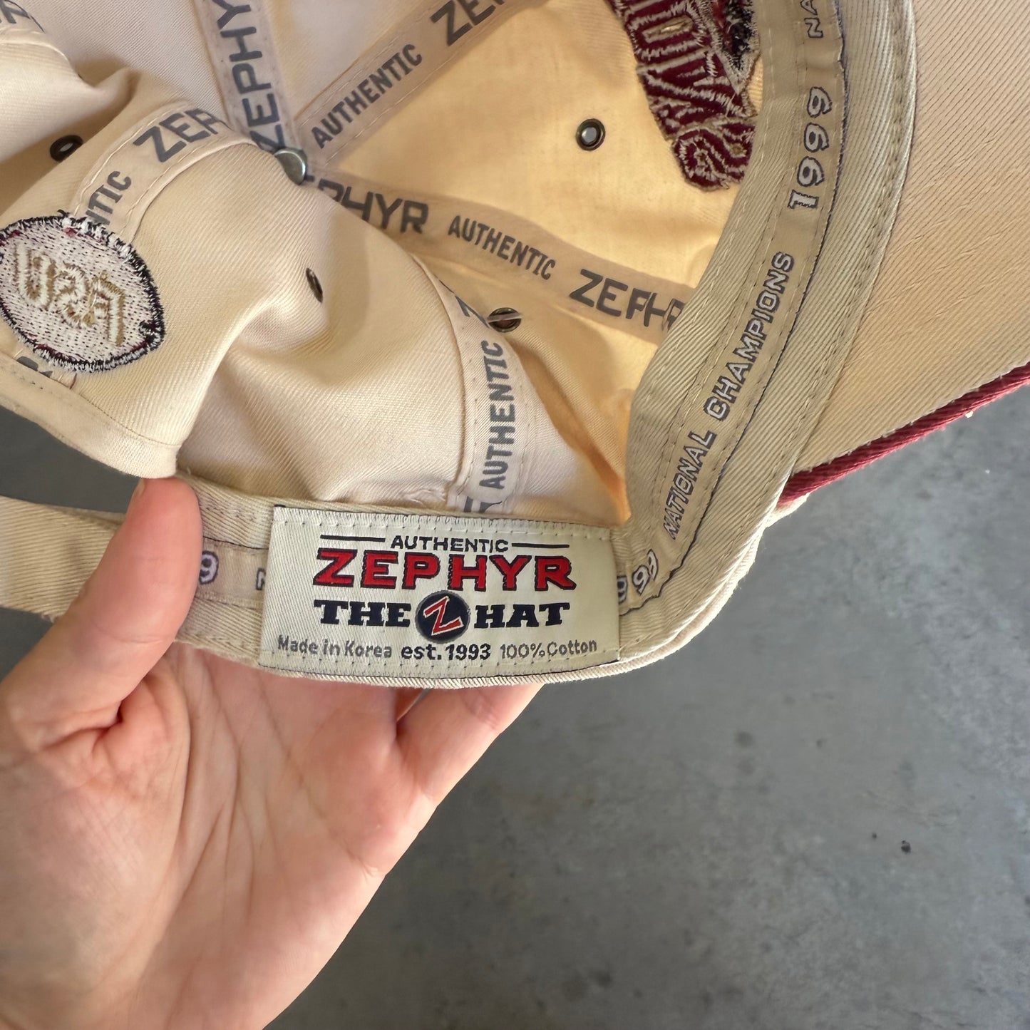 FSU Nat Champs 1999 Dad Hat