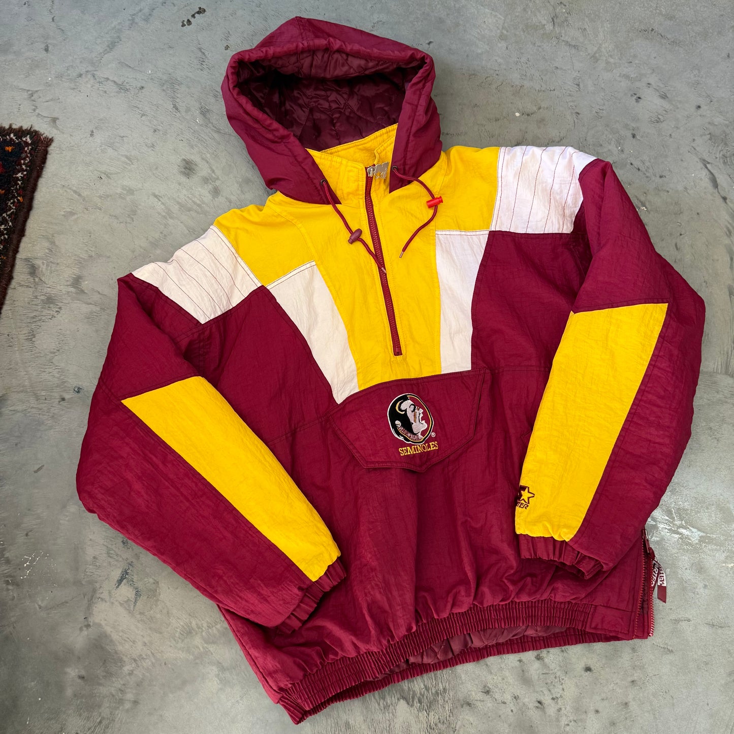 FSU Starter Hooded Puffer Jacket