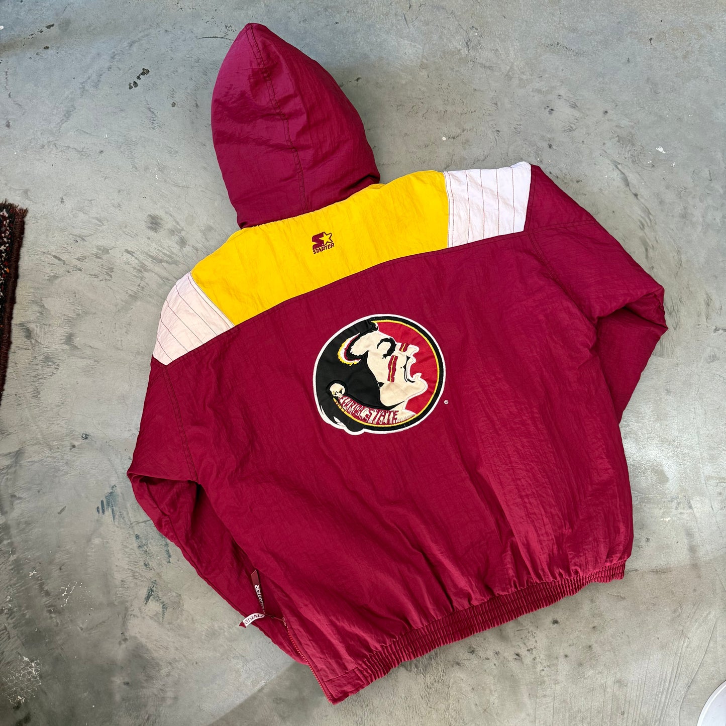 FSU Starter Hooded Puffer Jacket