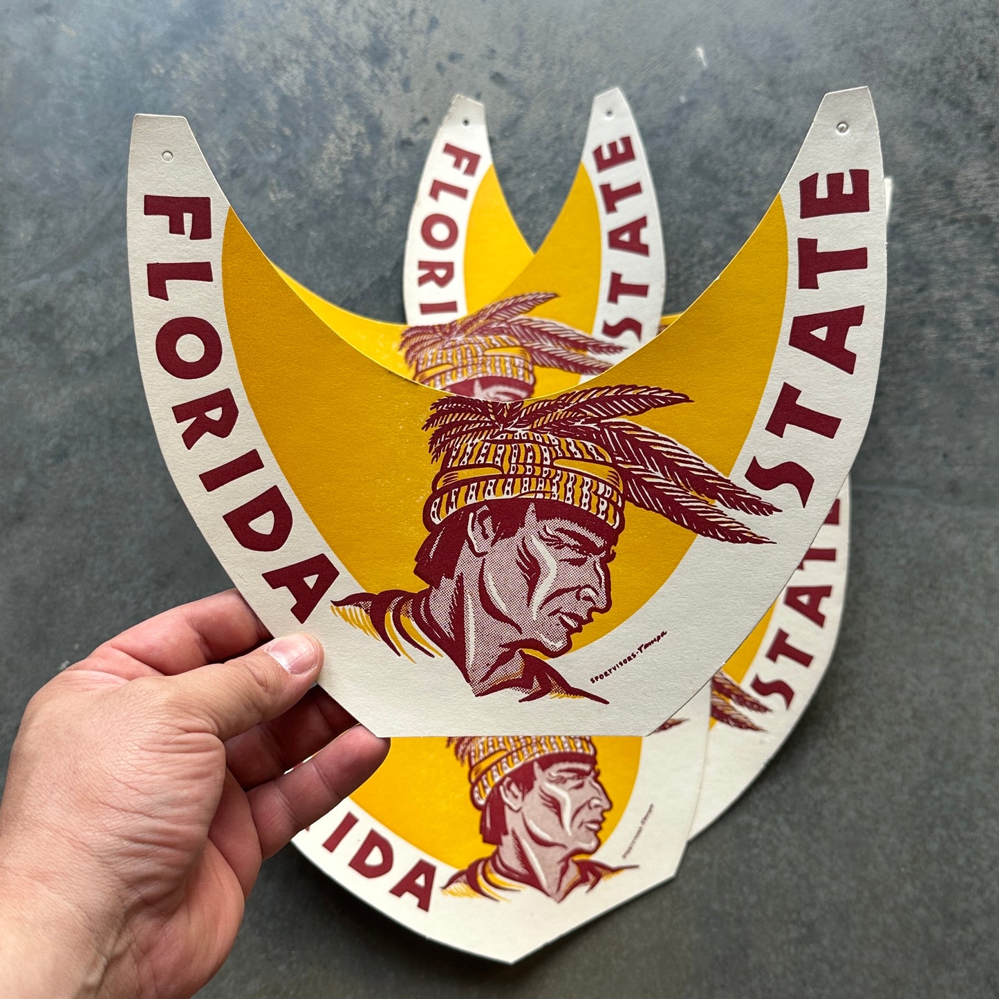 1960's Florida State Paper Visors