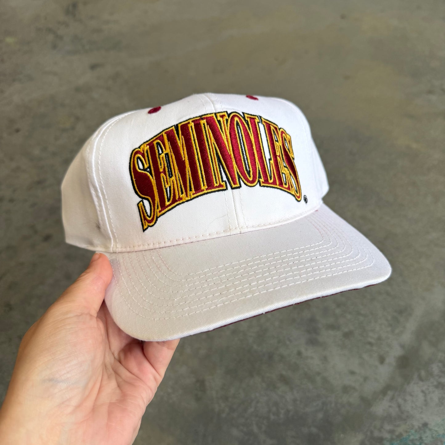 Seminoles White Dome Signatures Hat
