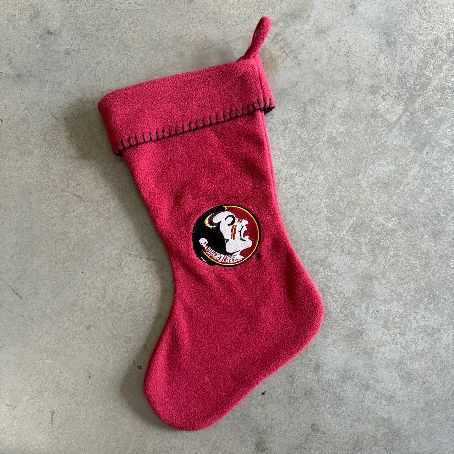 FSU Old Logo Fleece Stocking