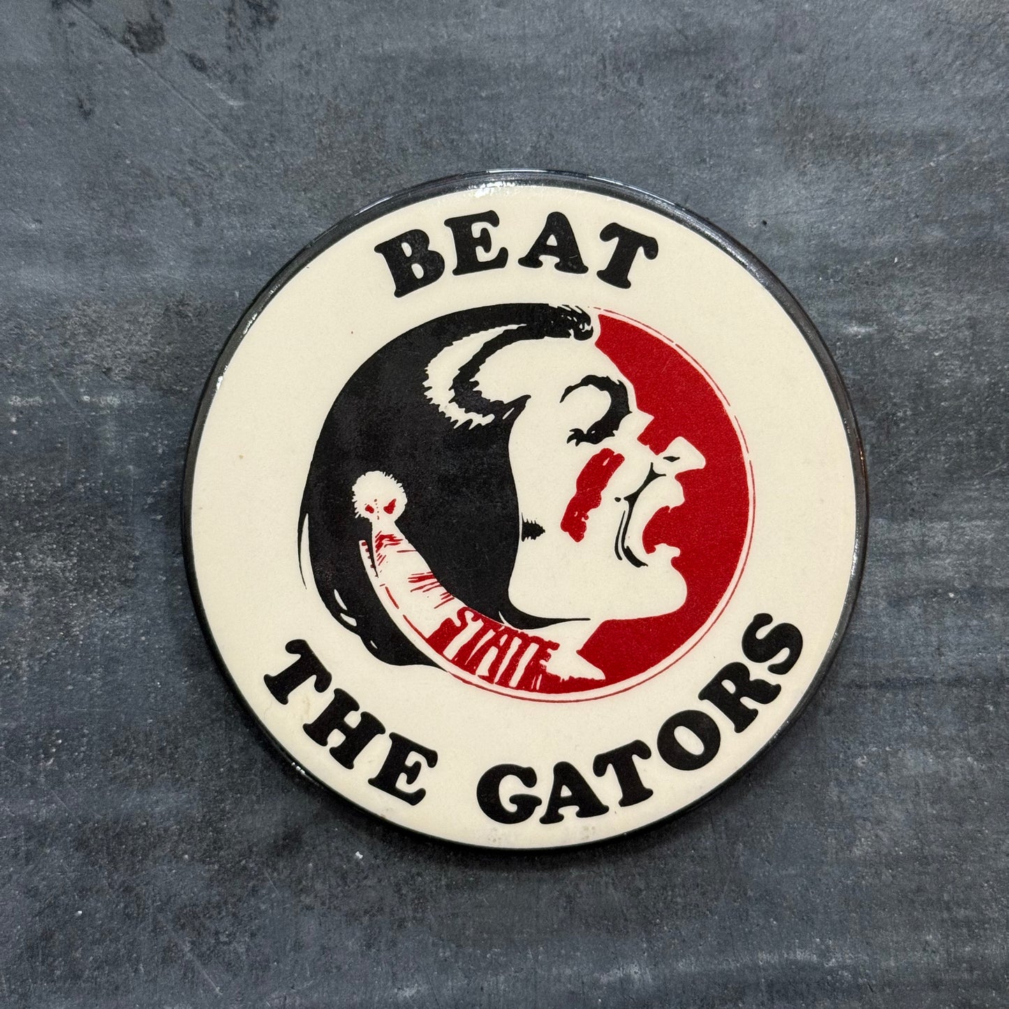 Beat the Gators Pinback Button