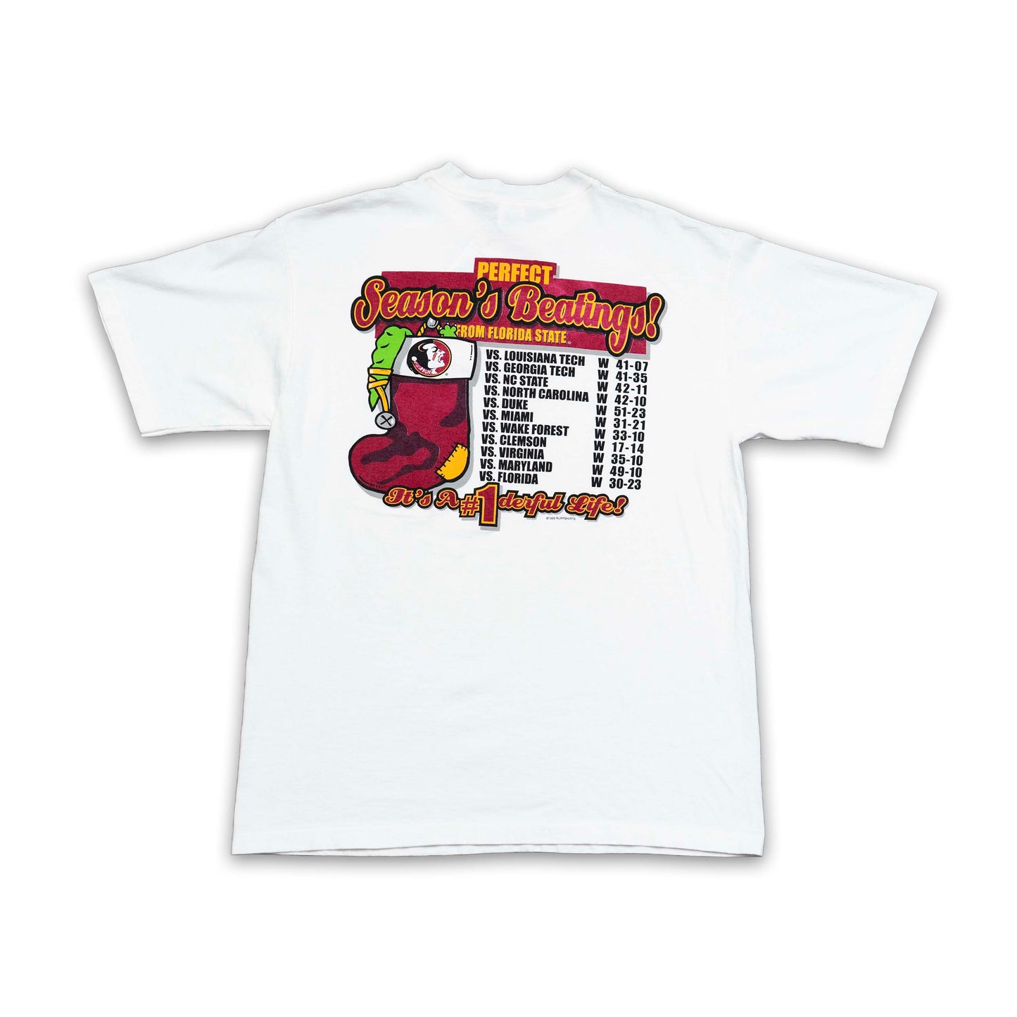 FSU 1999 Tis the Perfect Season Shirt