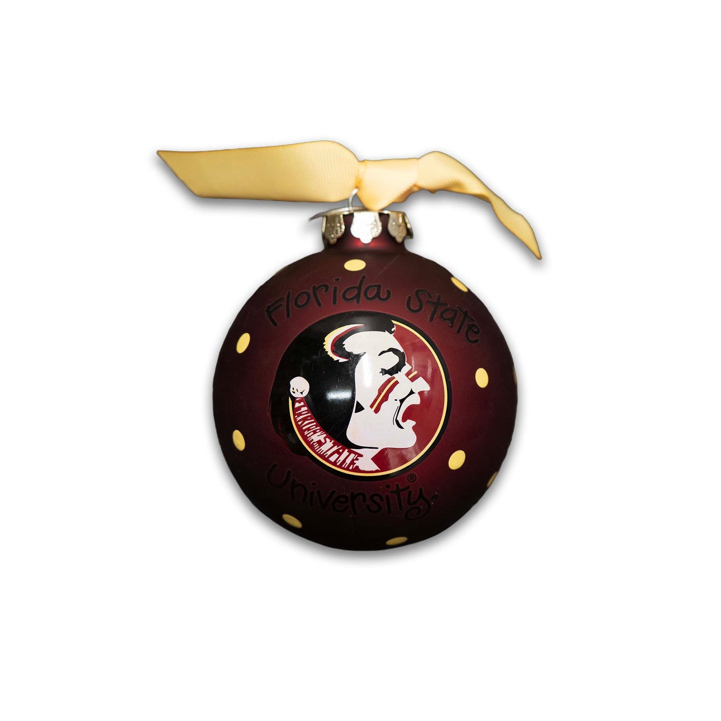 FSU Old Logo Coton Colors Ornament