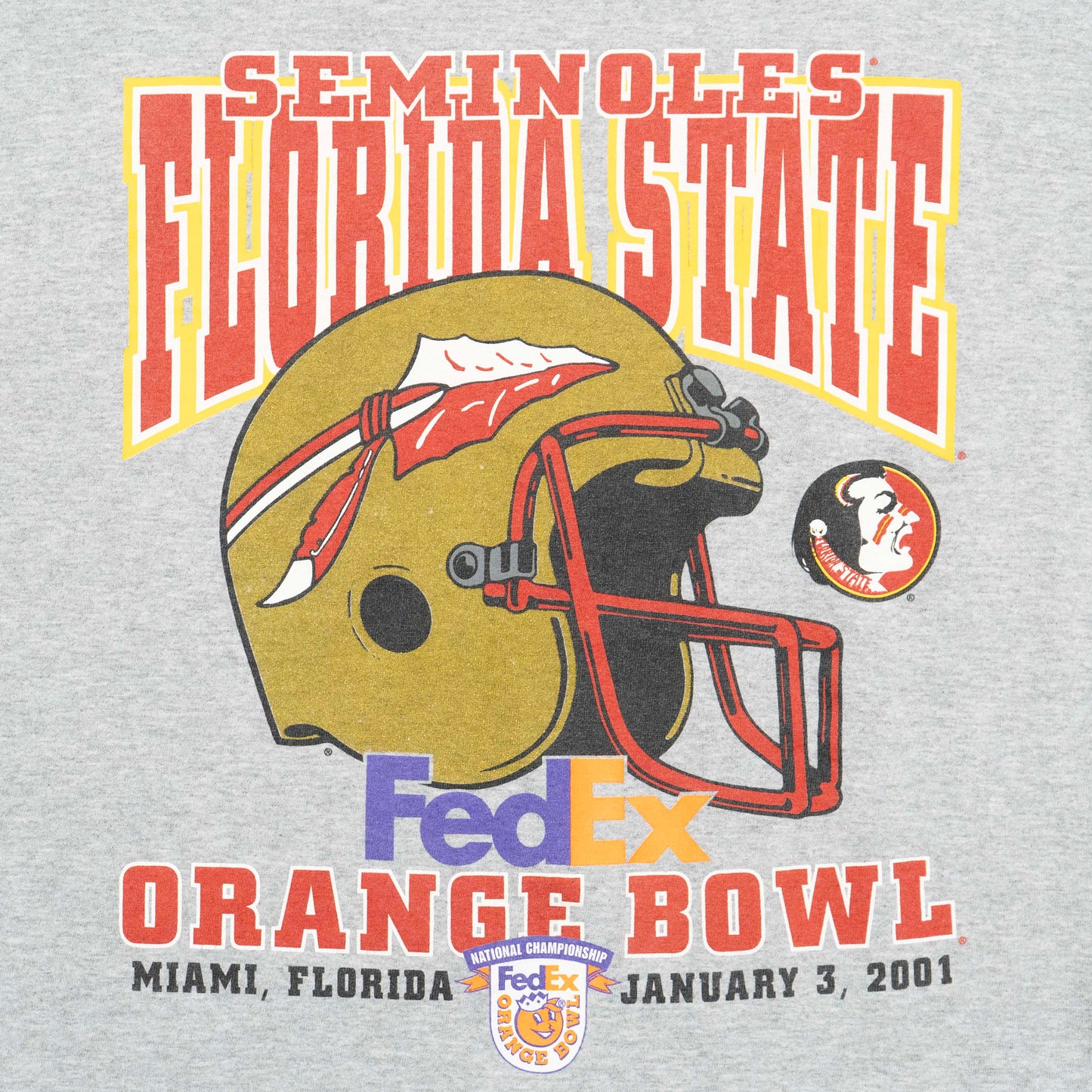 FSU 2001 Orange Bowl Shirt